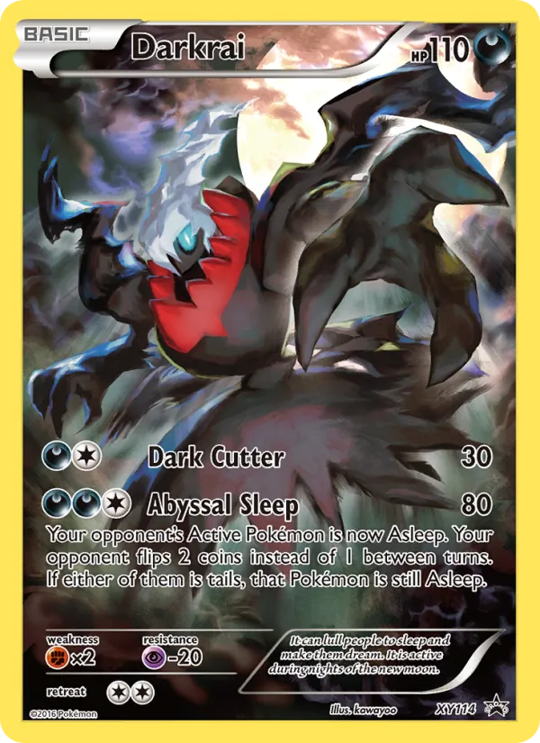 Darkrai – XY Black Star Promos XY114