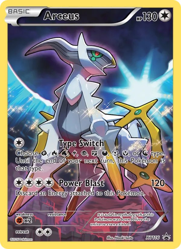 Arceus – XY Black Star Promos XY116