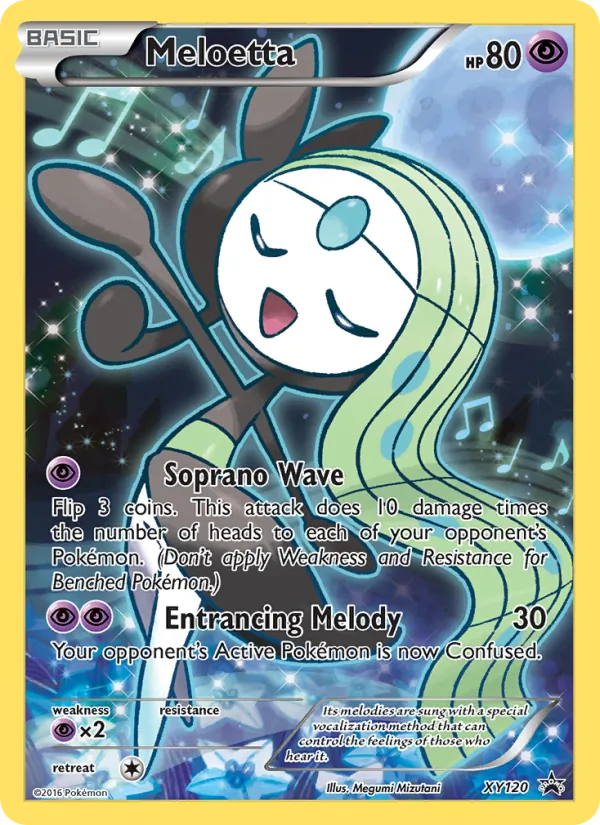 Meloetta – XY Black Star Promos XY120