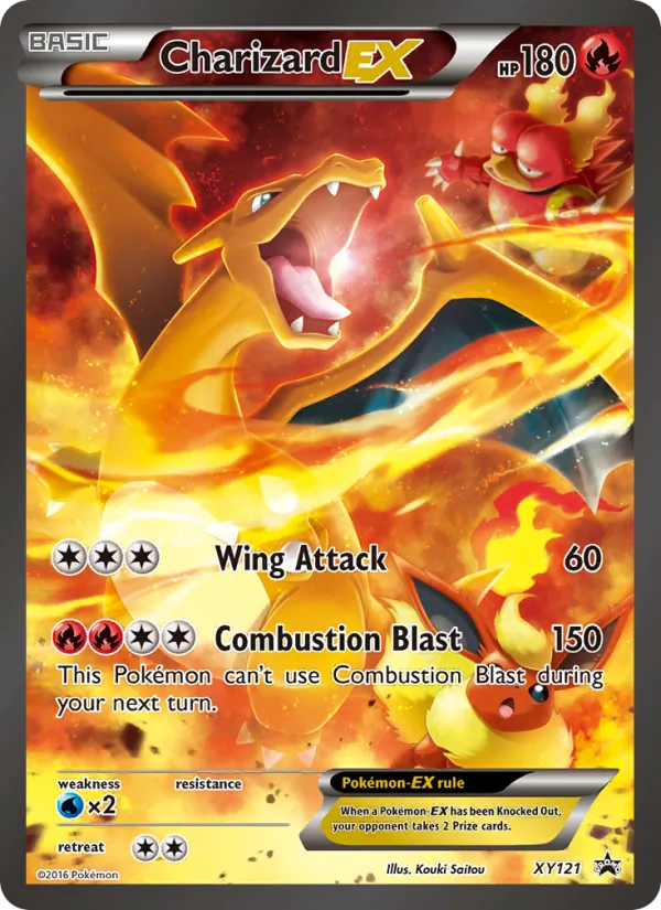 Charizard EX – XY Black Star Promos XY121
