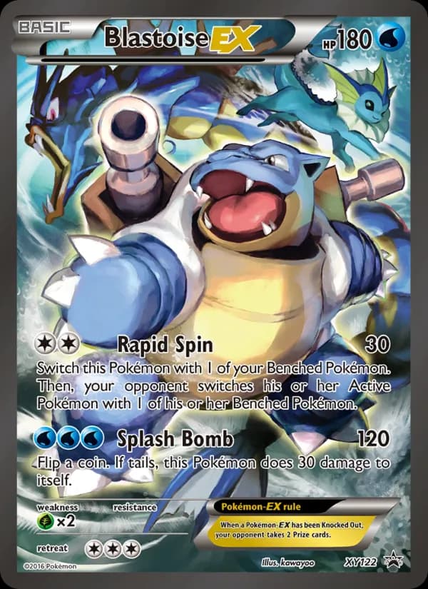 Blastoise EX – XY Black Star Promos XY122