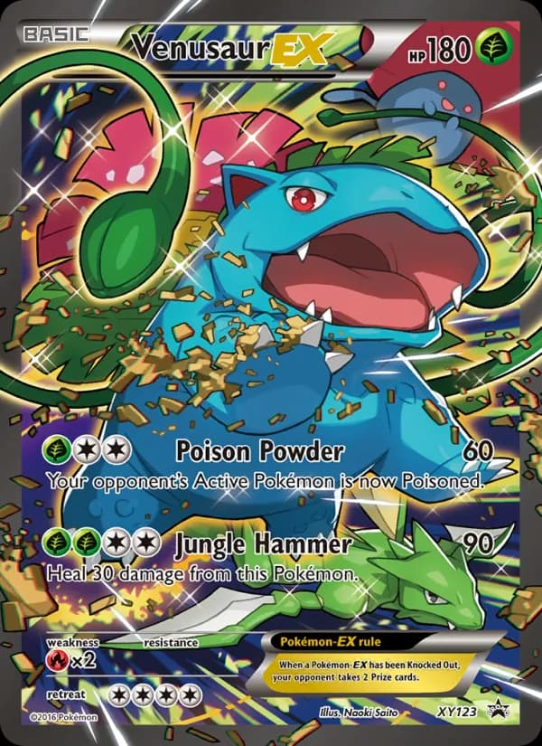 Venusaur EX – XY Black Star Promos XY123