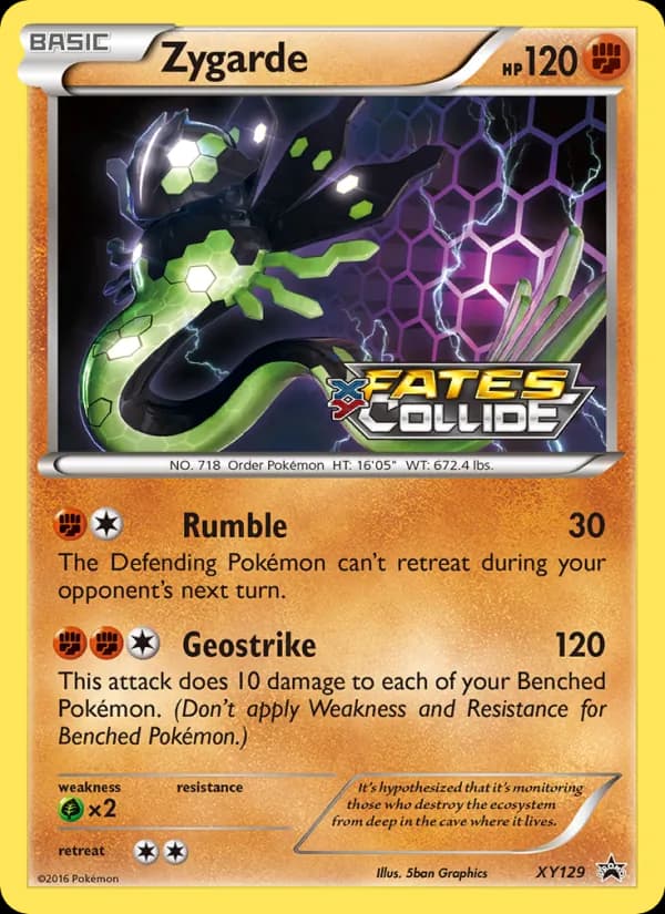 Zygarde – XY Black Star Promos XY129