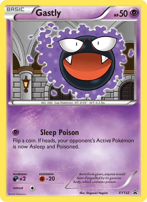 Gastly – XY Black Star Promos XY132