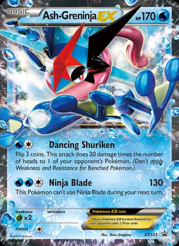 Ash Greninja EX – XY Black Star Promos XY133