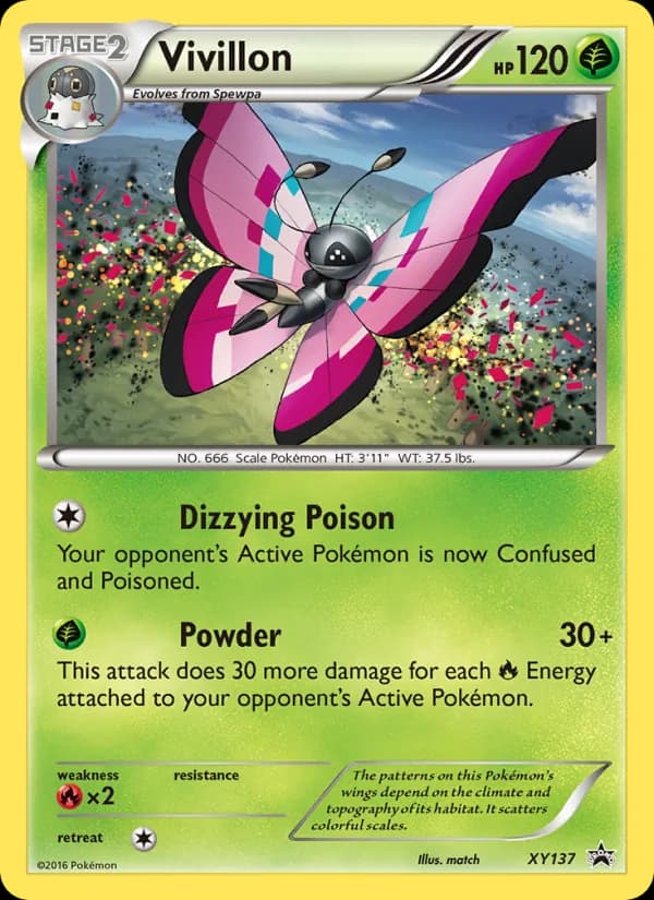 Vivillon – XY Black Star Promos XY137
