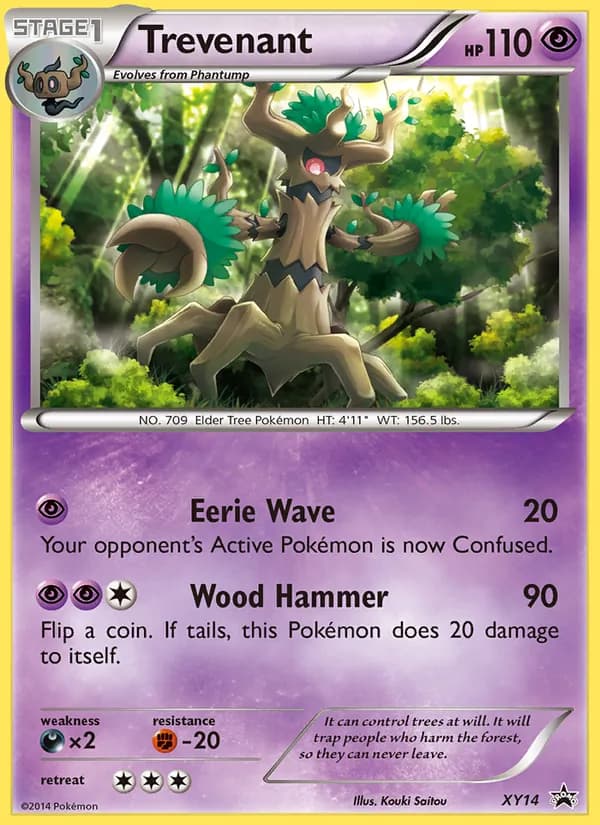 Trevenant – XY Black Star Promos XY14