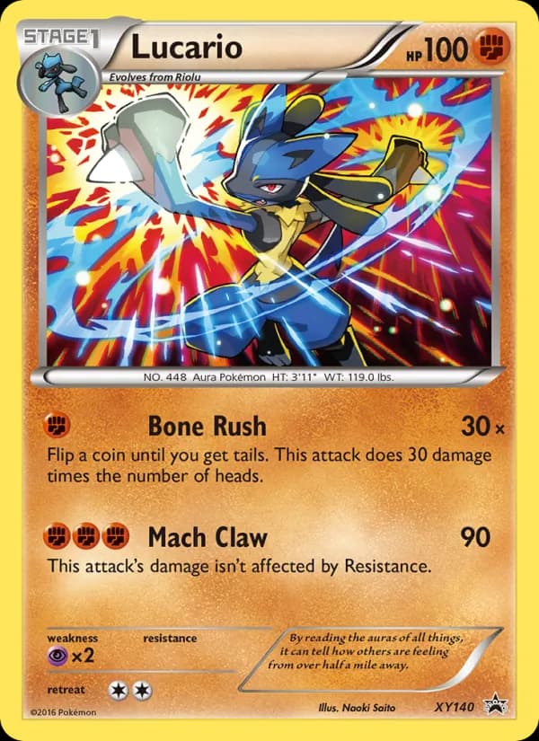 Lucario – XY Black Star Promos XY140