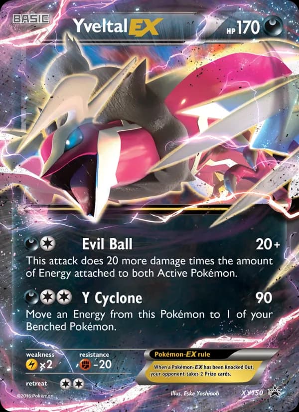 Yveltal EX – XY Black Star Promos XY150
