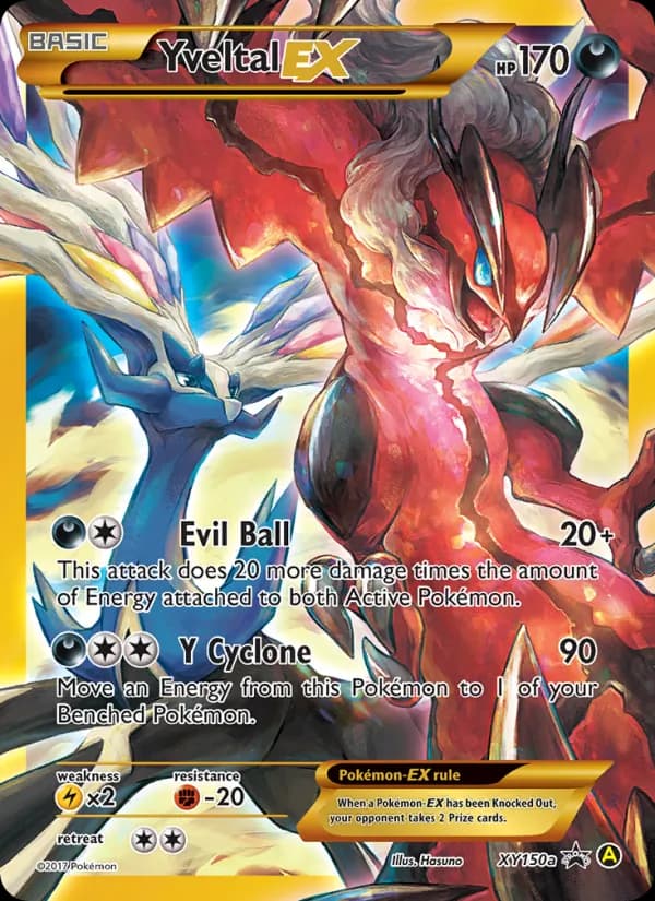 Yveltal-EX – XY Black Star Promos XY150a