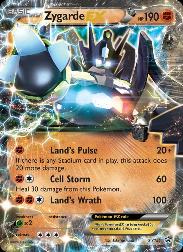 Zygarde EX – XY Black Star Promos XY151