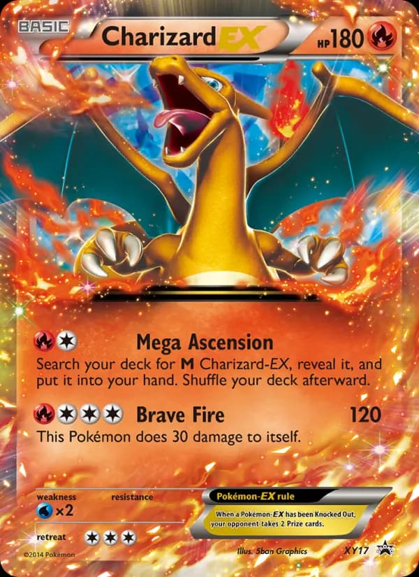 Charizard EX – XY Black Star Promos XY17