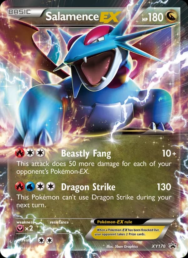 Salamence EX – XY Black Star Promos XY170