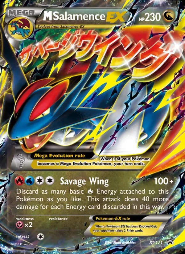 M Salamence-EX – XY Black Star Promos XY171