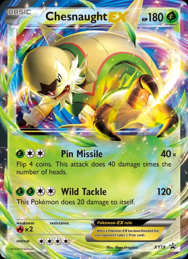 Chesnaught EX – XY Black Star Promos XY18