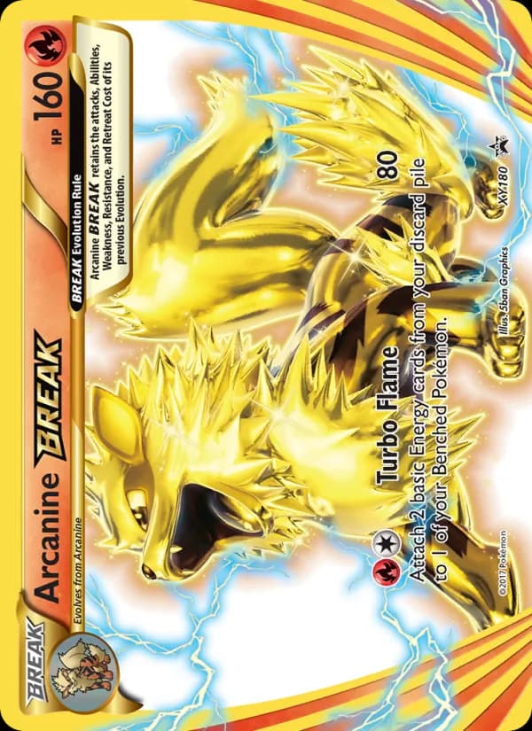 Arcanine BREAK – XY Black Star Promos XY180