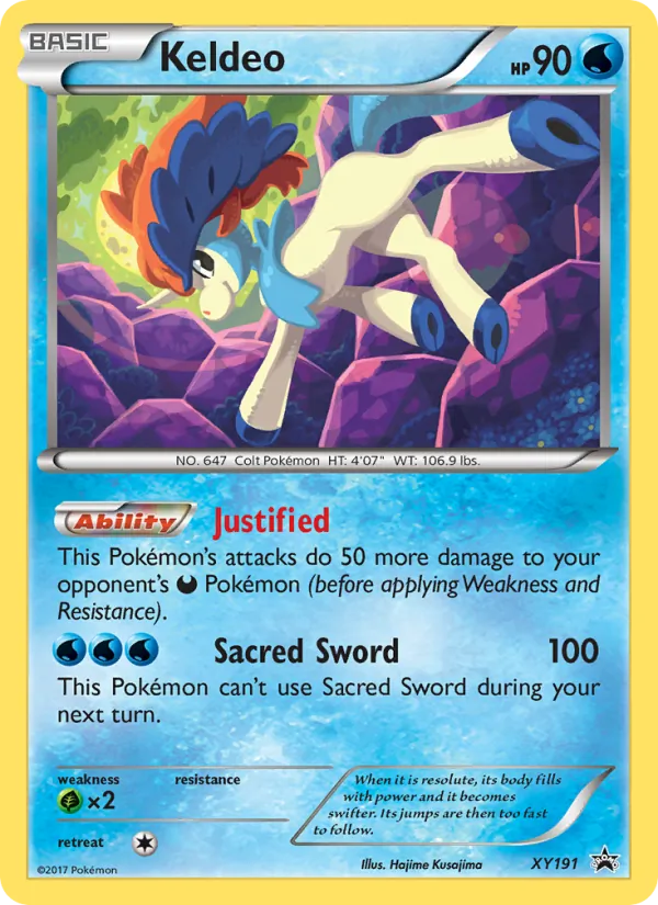 Keldeo – XY Black Star Promos XY191