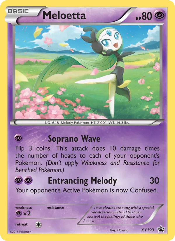 Meloetta – XY Black Star Promos XY193