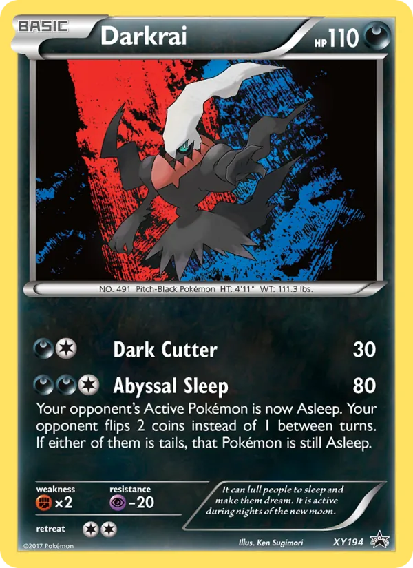 Darkrai – XY Black Star Promos XY194
