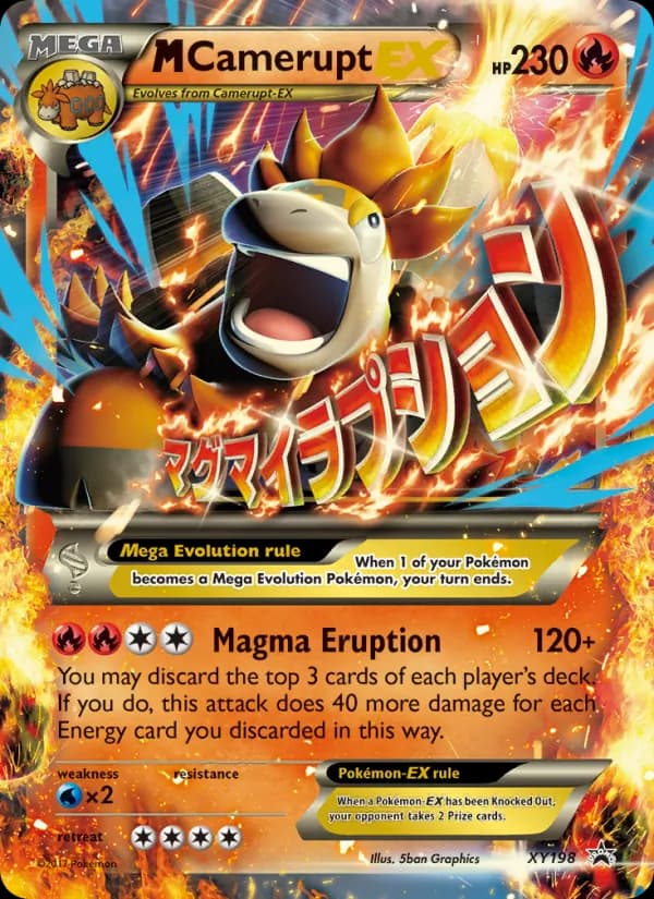 M Camerupt-EX – XY Black Star Promos XY198