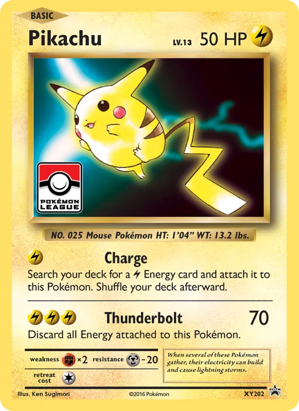 Pikachu – XY Black Star Promos XY202