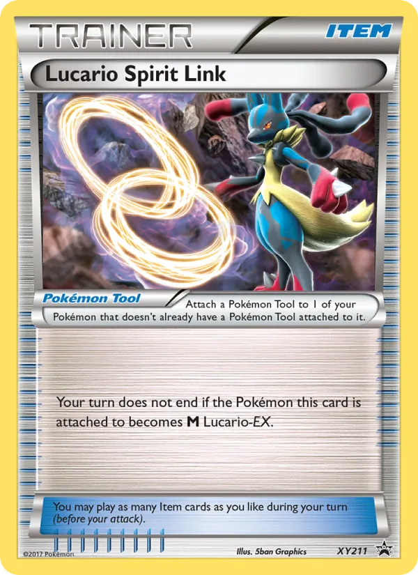 Lucario Spirit Link – XY Black Star Promos XY211