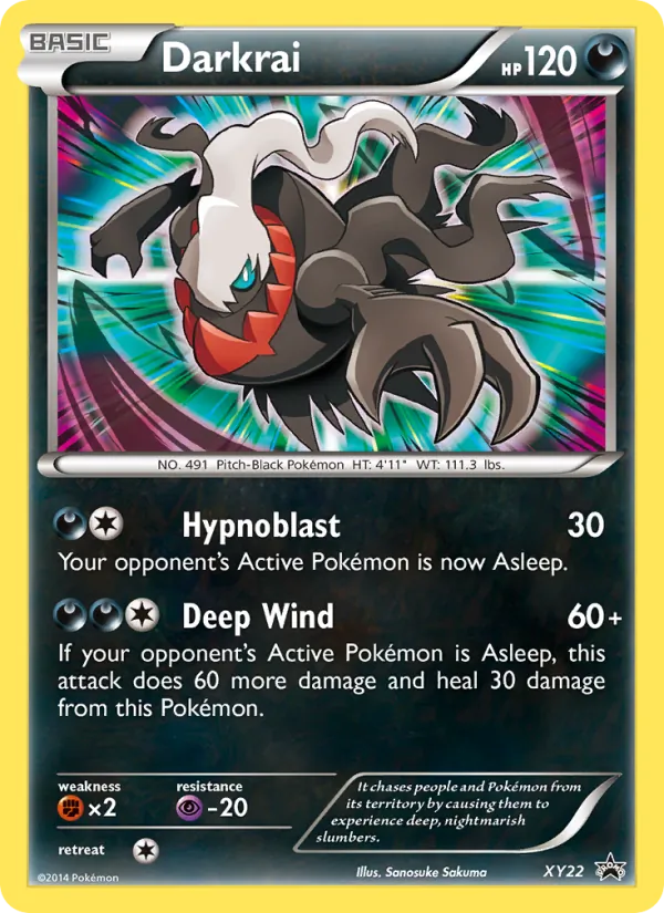 Darkrai – XY Black Star Promos XY22