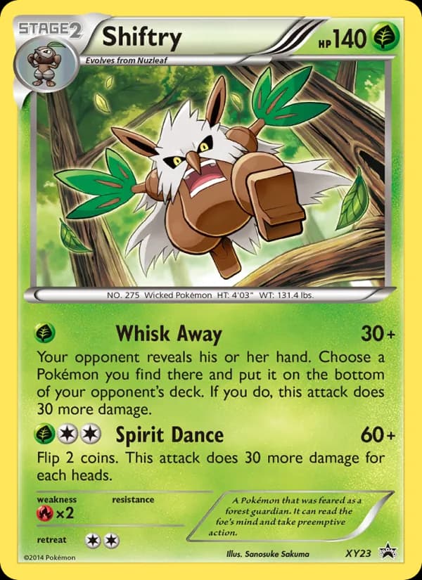 Shiftry – XY Black Star Promos XY23