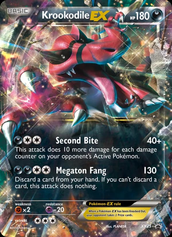 Krookodile EX – XY Black Star Promos XY25