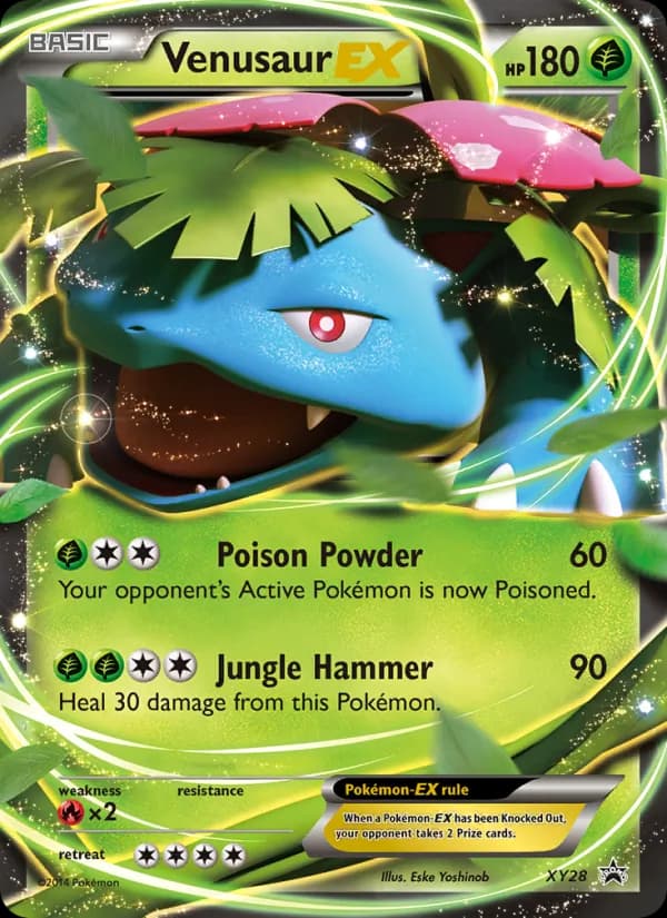 Venusaur EX – XY Black Star Promos XY28