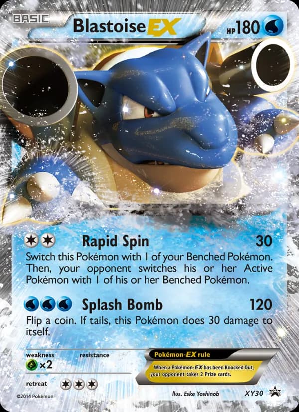 Blastoise EX – XY Black Star Promos XY30