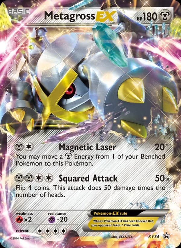 Metagross EX – XY Black Star Promos XY34