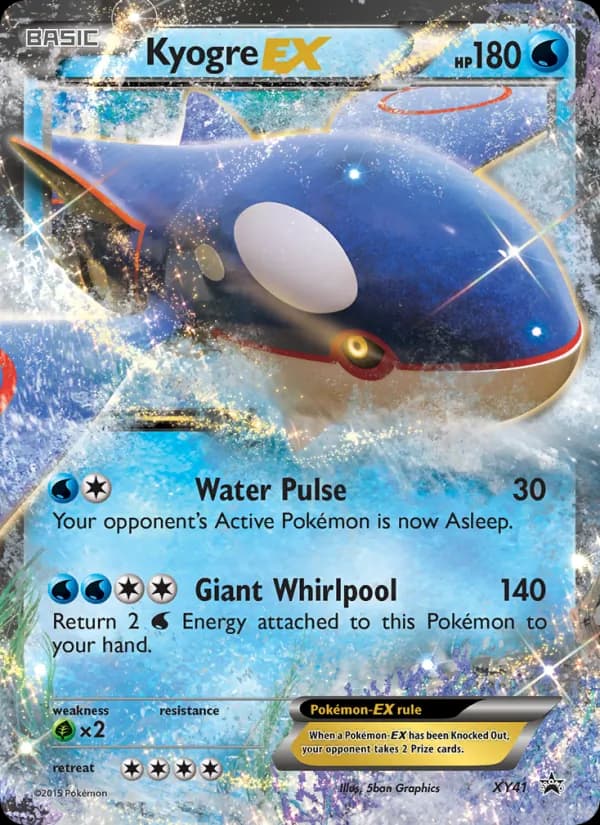 Kyogre EX – XY Black Star Promos XY41