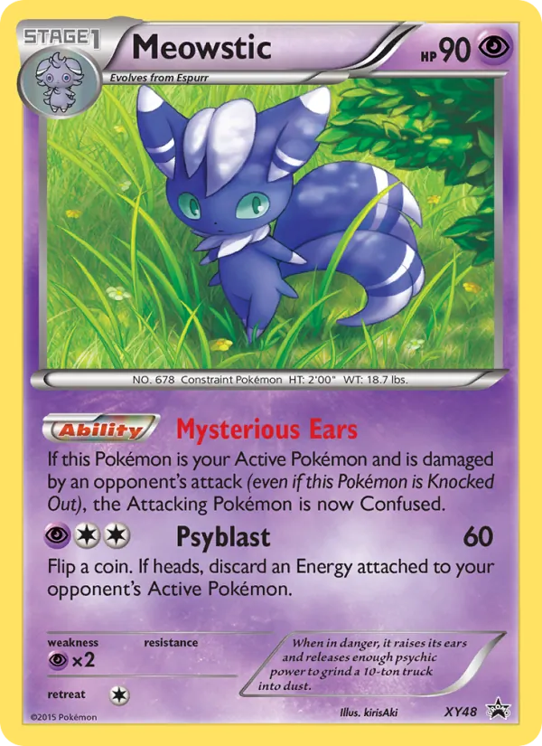 Meowstic – XY Black Star Promos XY48