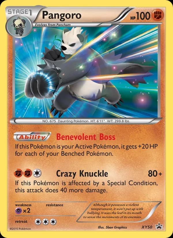 Pangoro – XY Black Star Promos XY50