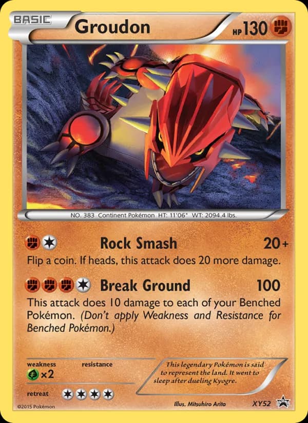 Groudon – XY Black Star Promos XY52