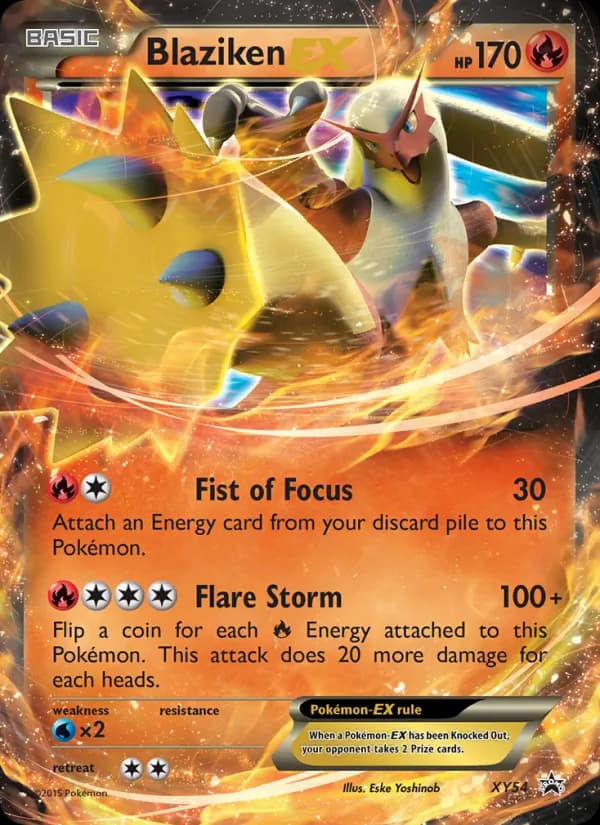 Blaziken EX – XY Black Star Promos XY54