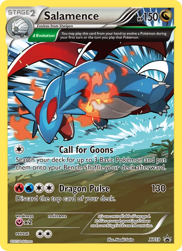 Salamence – XY Black Star Promos XY59