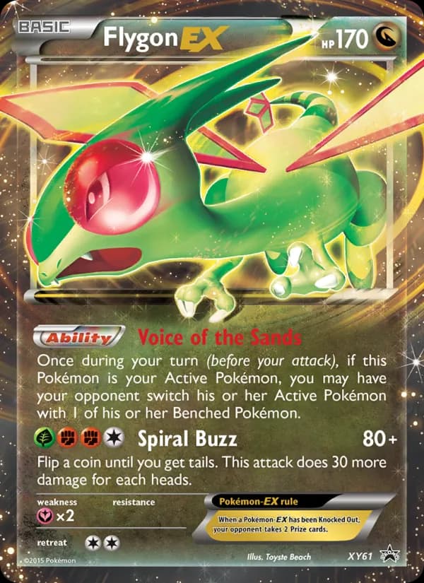 Flygon EX – XY Black Star Promos XY61