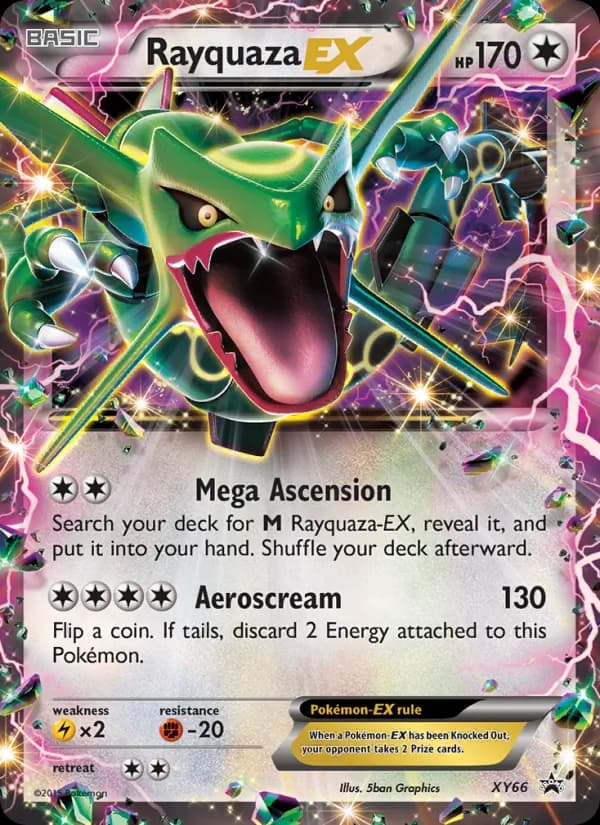 Rayquaza EX – XY Black Star Promos XY66