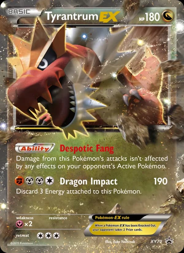 Tyrantrum EX – XY Black Star Promos XY70
