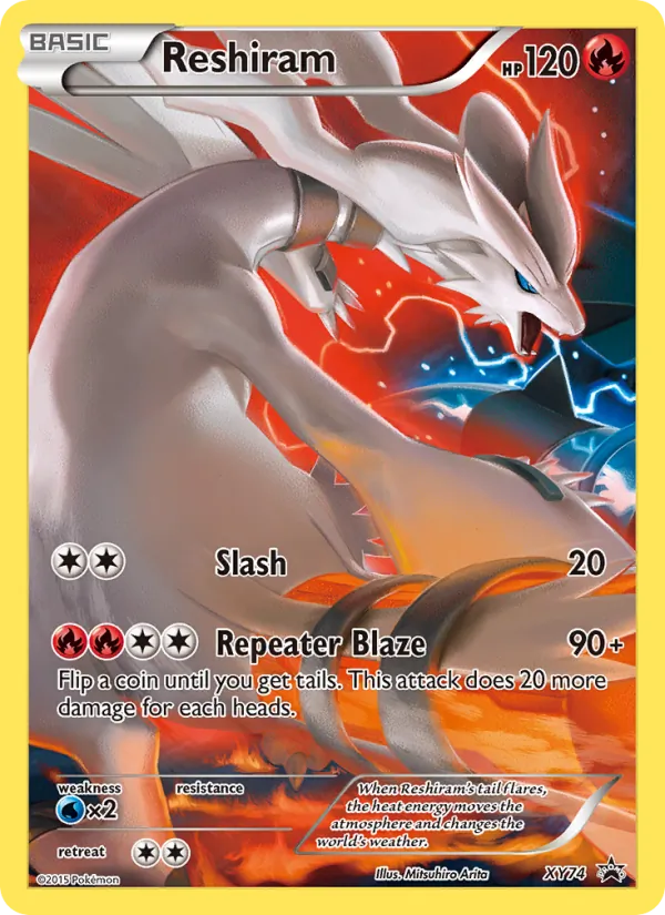 Reshiram – XY Black Star Promos XY74