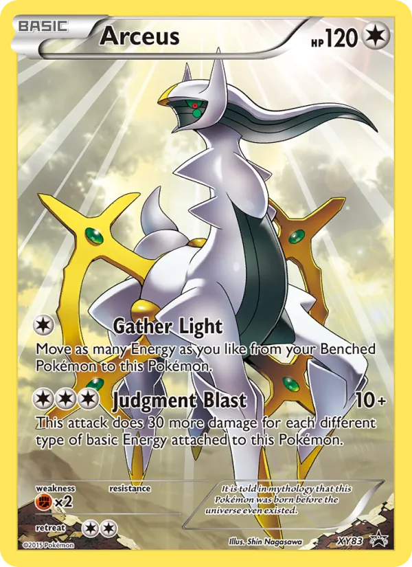 Arceus – XY Black Star Promos XY83