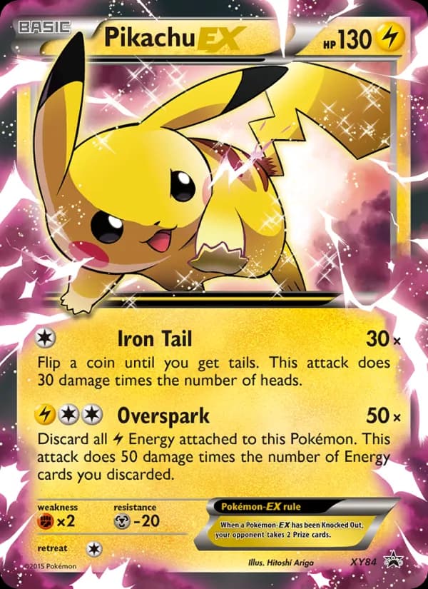 Pikachu EX – XY Black Star Promos XY84