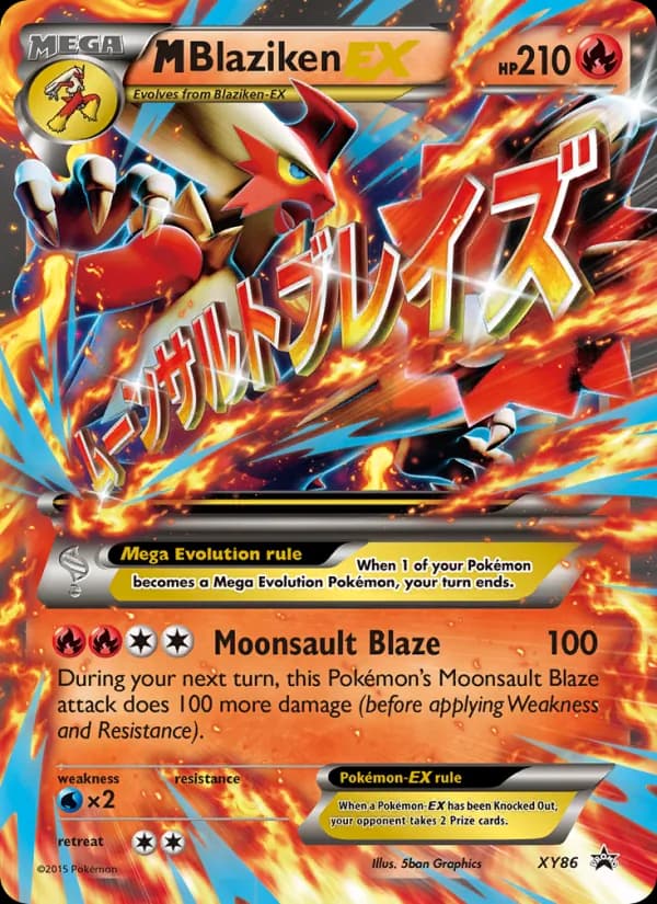 M Blaziken EX – XY Black Star Promos XY86