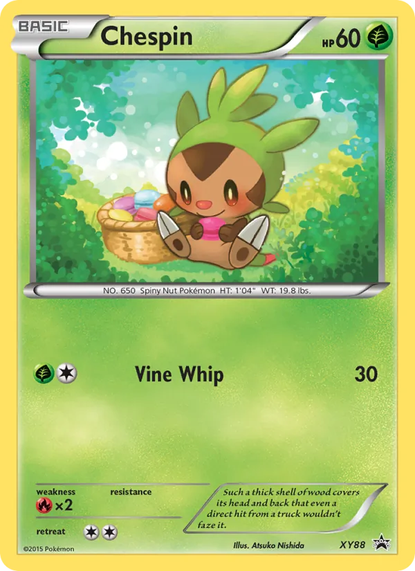Chespin – XY Black Star Promos XY88