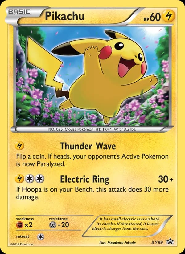 Pikachu – XY Black Star Promos XY89