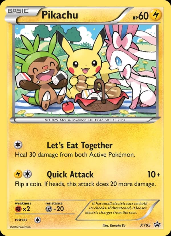 Pikachu – XY Black Star Promos XY95