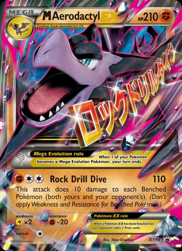 M Aerodactyl EX – XY Black Star Promos XY98