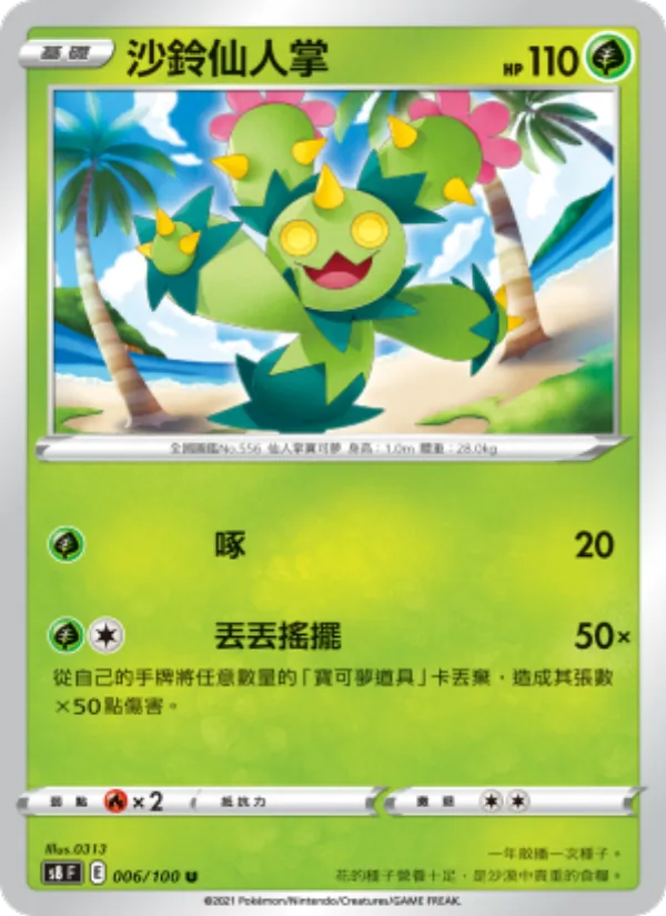 沙鈴仙人掌 – 匯流藝術 006